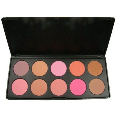 Paleta com 10 Blushes