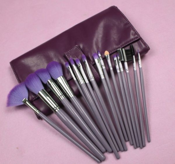 Kit de 16 Pincéis Roxo